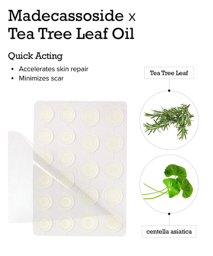 Pimple Lab® Invisible Hydrocollid Spot Patch+ (110 Pcs)